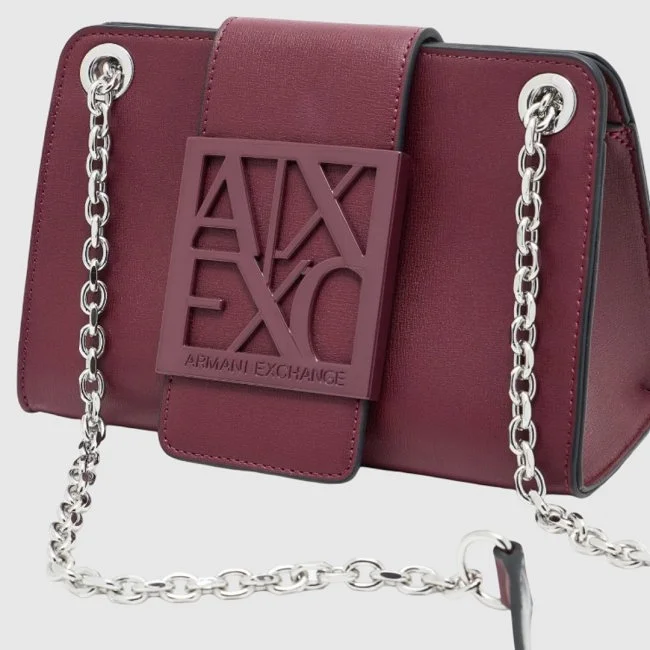 Bolso Armani Exchange Burdeos Mujer Bolso Armani Exchange Burdeos Mujer