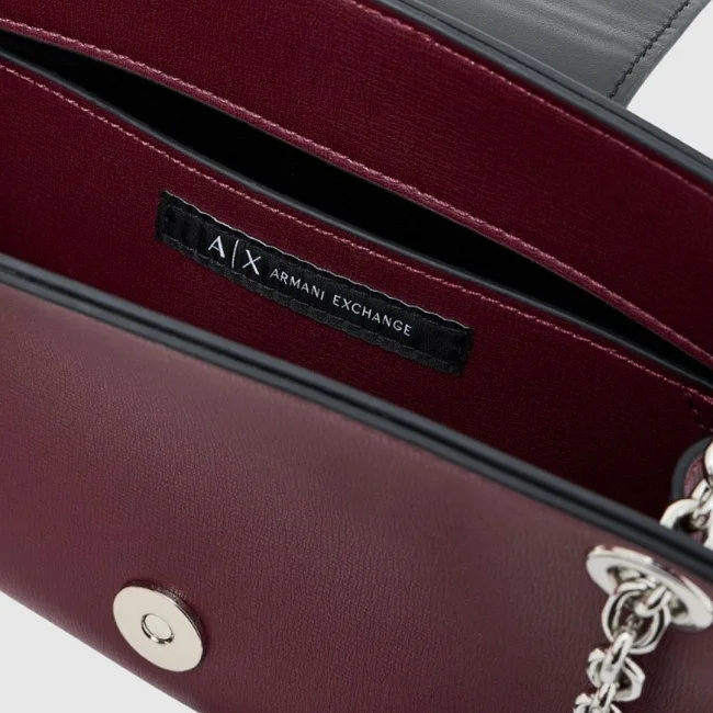 Bolso Armani Exchange Burdeos Mujer Bolso Armani Exchange Burdeos Mujer