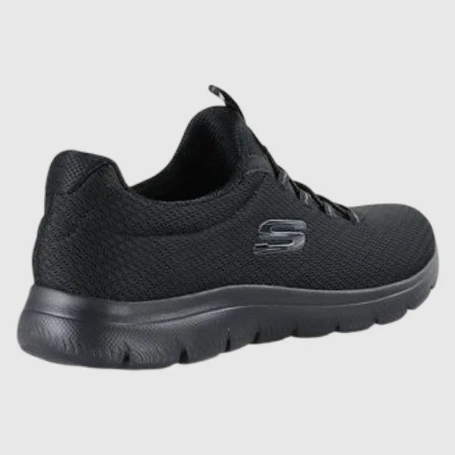 Zapatillas Skechers SUMMITS Negras Mujer