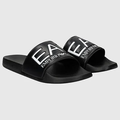 Chanclas Armani Negras Hombre