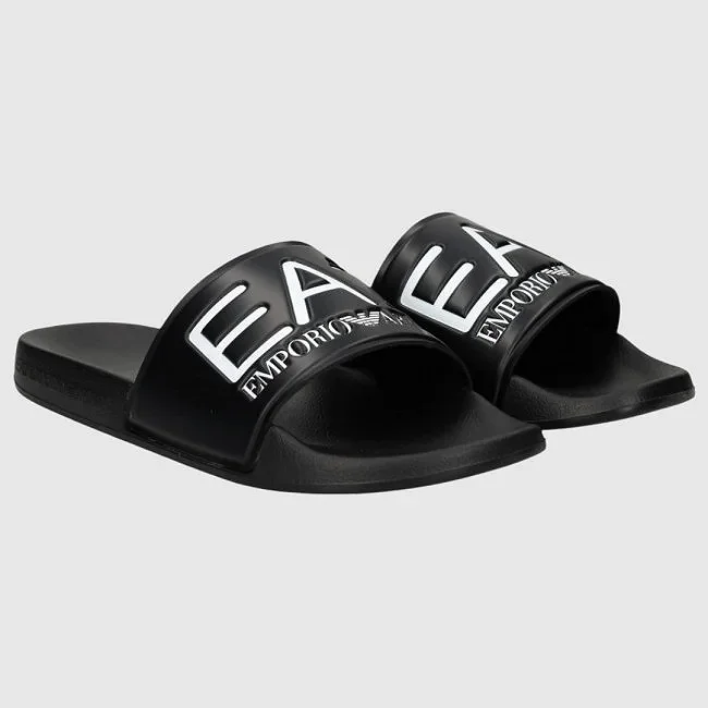 Chanclas Armani Negras Hombre