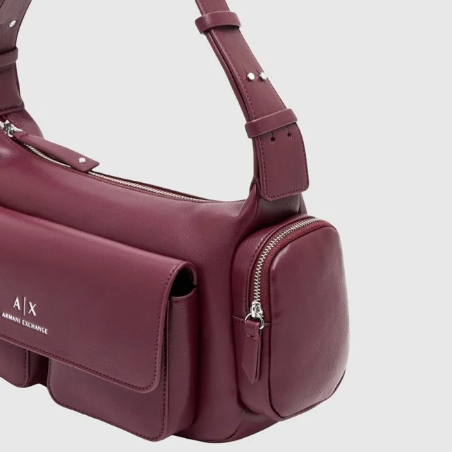 Bolso Armani Exchange Burdeos Mujer