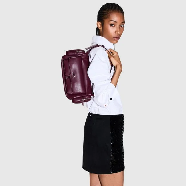 Bolso Armani Exchange Burdeos Mujer