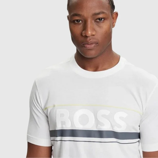 Camiseta Boss Blanca Hombre