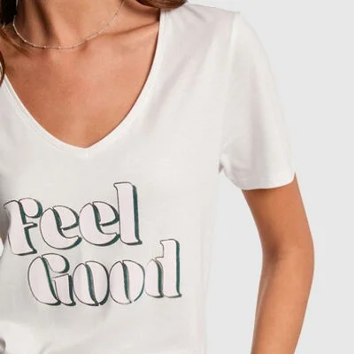 Camiseta Morgan Blanca Mujer 2