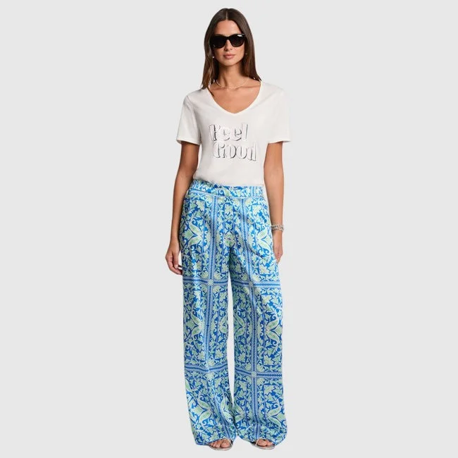 Camiseta Morgan Blanca Mujer Camiseta Morgan Blanca Mujer