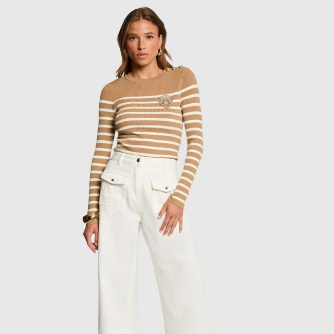 Jersey Morgan Rayas Mujer Jersey Morgan Rayas Mujer