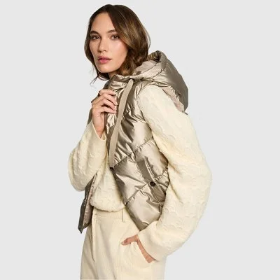 Chaleco Morgan Champán Mujer 2