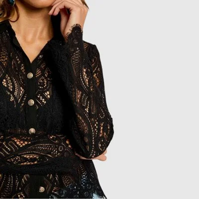 Camisa Morgan Encaje Mujer 2