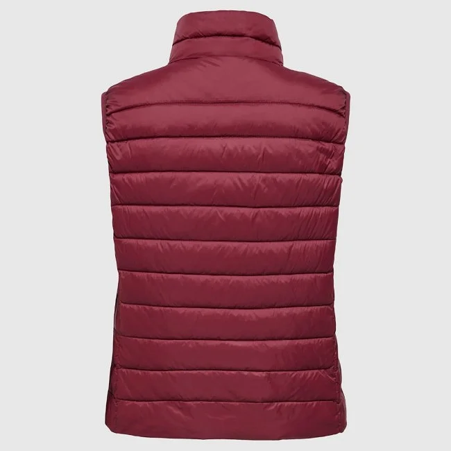 Chaleco ONLY Burdeos Mujer Chaleco ONLY Burdeos Mujer