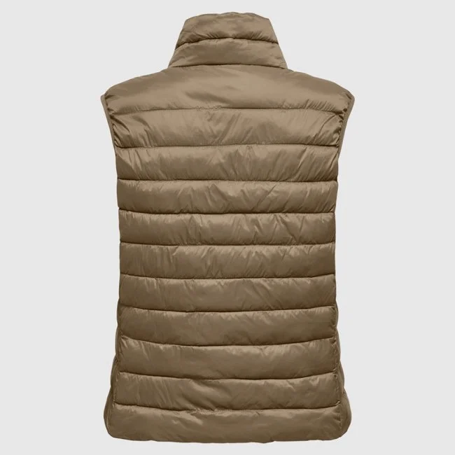 Chaleco ONLY Marrón Mujer