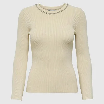 Jersey ONLY Beige Mujer