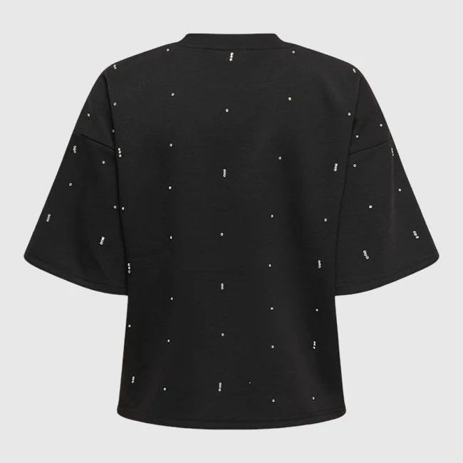 Camiseta ONLY Negra Mujer Camiseta ONLY Negra Mujer