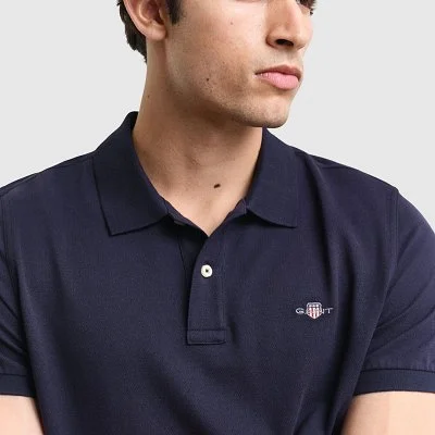 Polo GANT Azul Marino Hombre 2