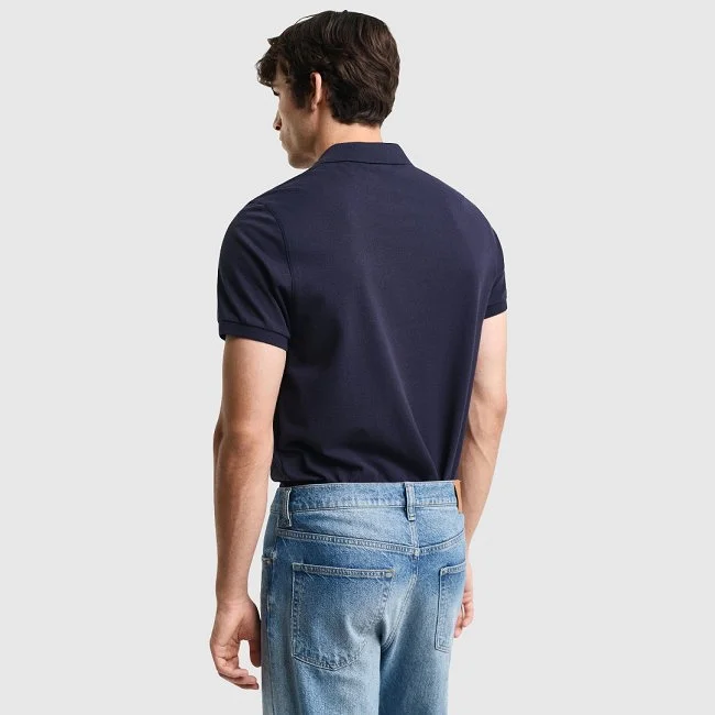 Polo GANT Azul Marino Hombre Polo GANT Azul Marino Hombre