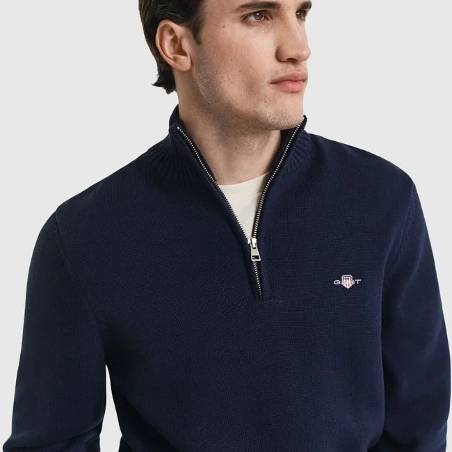 Jersey GANT Azul Marino Hombre Jersey GANT Azul Marino Hombre