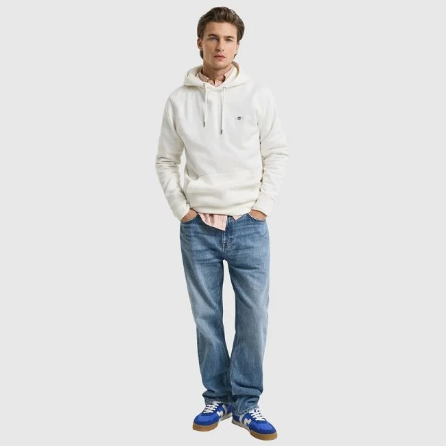 Sudadera GANT Blanca Hombre Sudadera GANT Blanca Hombre