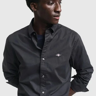 Camisa GANT Negra Hombre 2