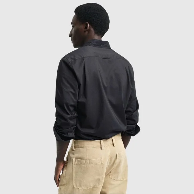 Camisa GANT Negra Hombre Camisa GANT Negra Hombre