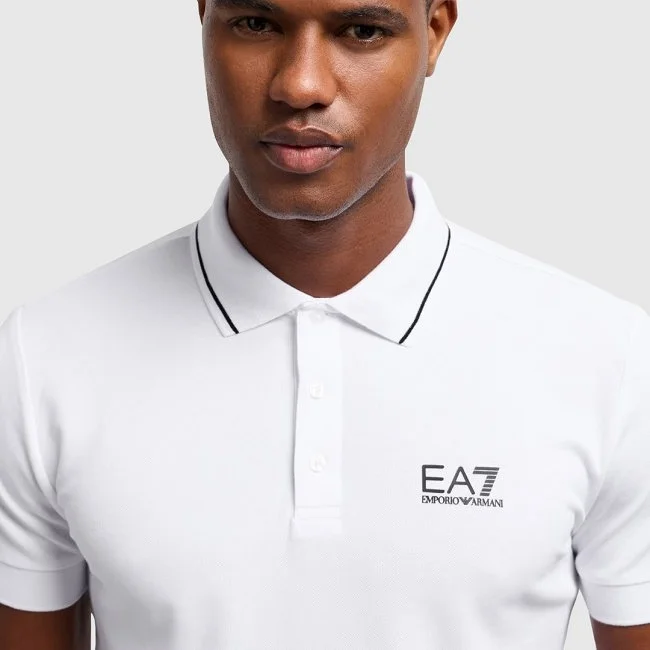 Polo Armani Blanco Hombre