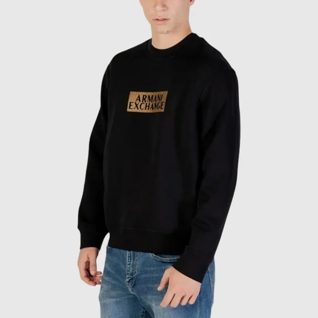 Sudadera Armani Exchange Negra Hombre Sudadera Armani Exchange Negra Hombre