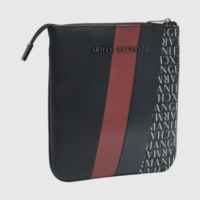 Bandolera Armani Exchange Negra y... Bandolera Armani Exchange Negra y...