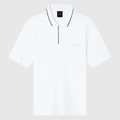 Polo Armani Exchange Blanco...