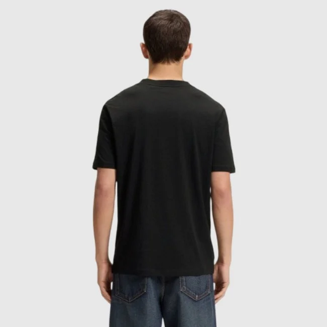Camiseta Hugo Negra Hombre