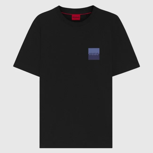Camiseta Hugo Negra Hombre
