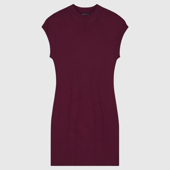 Vestido Armani Exchange Burdeos Mujer Vestido Armani Exchange Burdeos Mujer