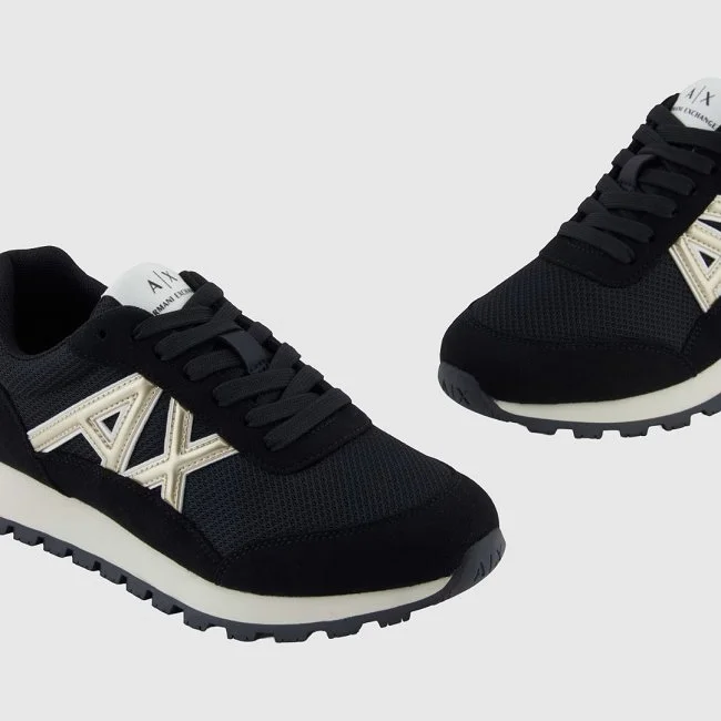 Zapatillas Armani Exchange Negras y... Zapatillas Armani Exchange Negras y...