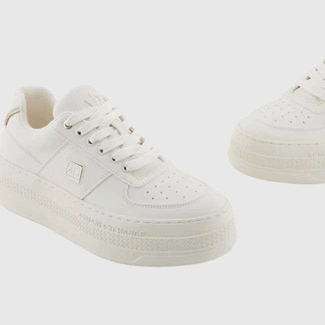 Zapatillas Armani Exchange Blancas Mujer