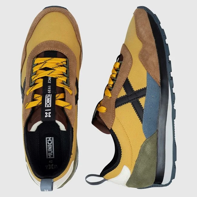 Zapatillas Munich UM 86 Mostaza Hombre