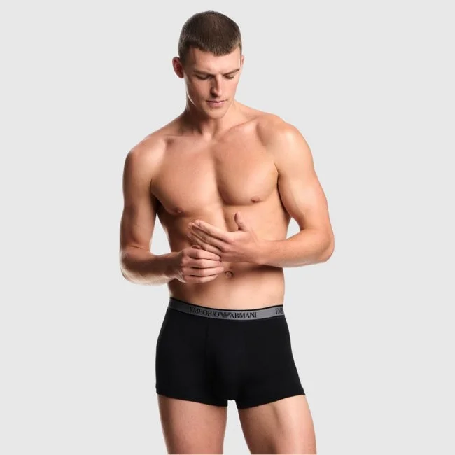 Pack de 3 Calzoncillos Armani Negros... Pack de 3 Calzoncillos Armani Negros...