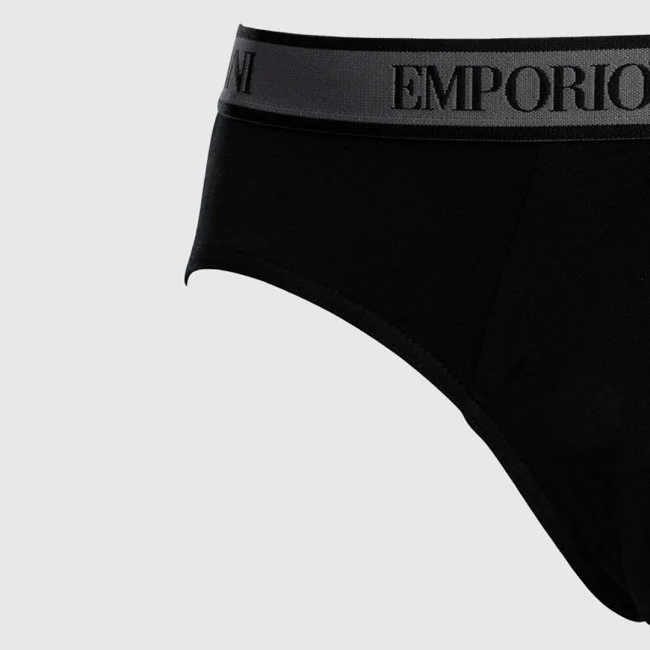 Pack de 3 Calzoncillos Armani Negros... Pack de 3 Calzoncillos Armani Negros...