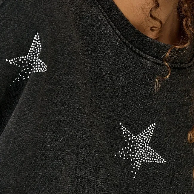 Sudadera ONLY Negra Mujer