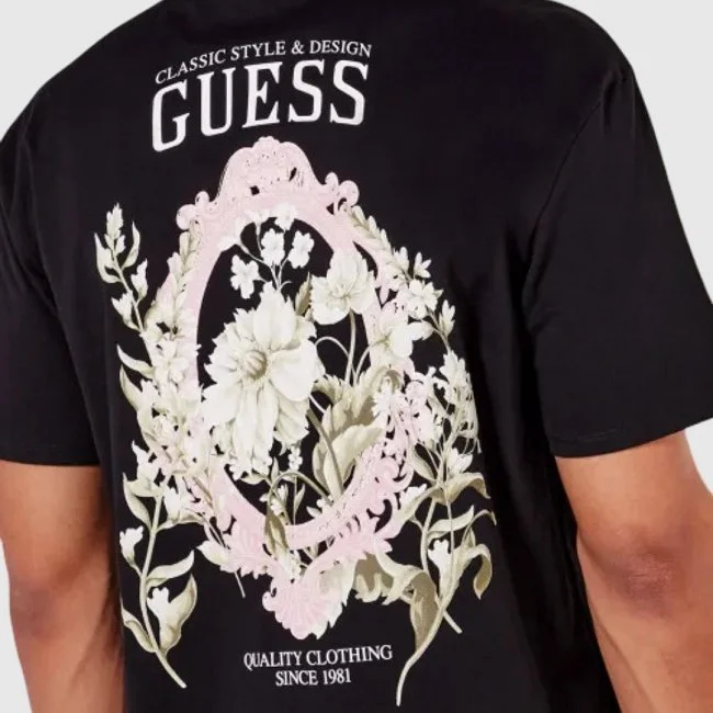 Camiseta Guess Negra Hombre Camiseta Guess Negra Hombre