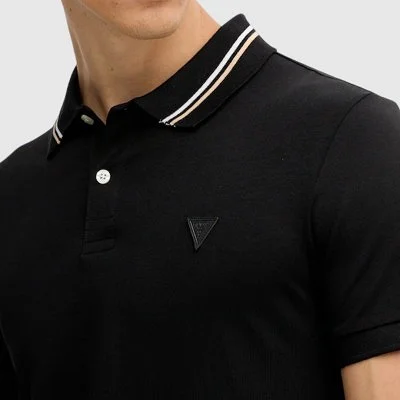Polo Guess Negro Hombre 2