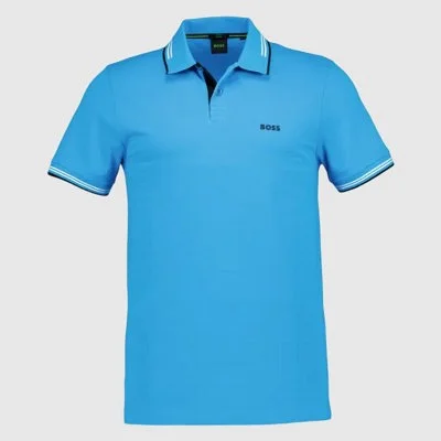 Polo Boss Azul Hombre
