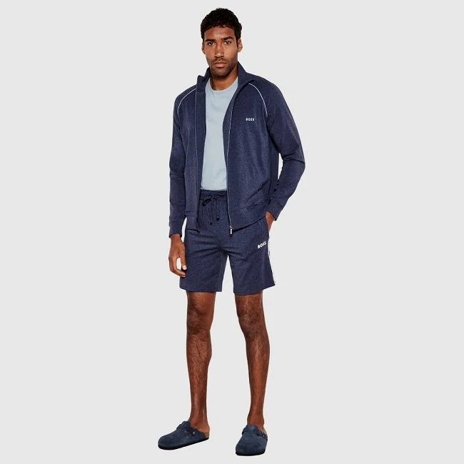 Pantalón Corto Boss Azul Hombre Pantalón Corto Boss Azul Hombre