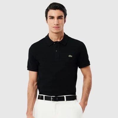 Polo Lacoste Negro Hombre
