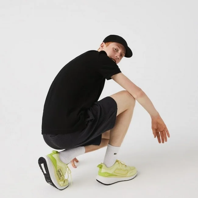 Polo Lacoste Negro Hombre