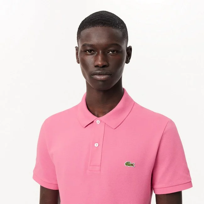 Polo Lacoste Rosa Hombre