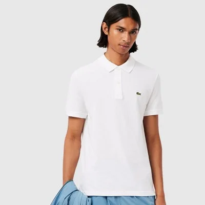 Polo Lacoste Blanco Hombre
