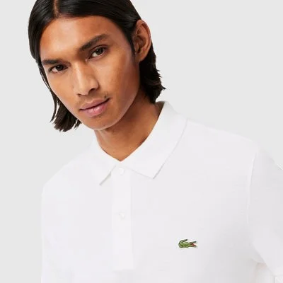 Polo Lacoste Blanco Hombre 2