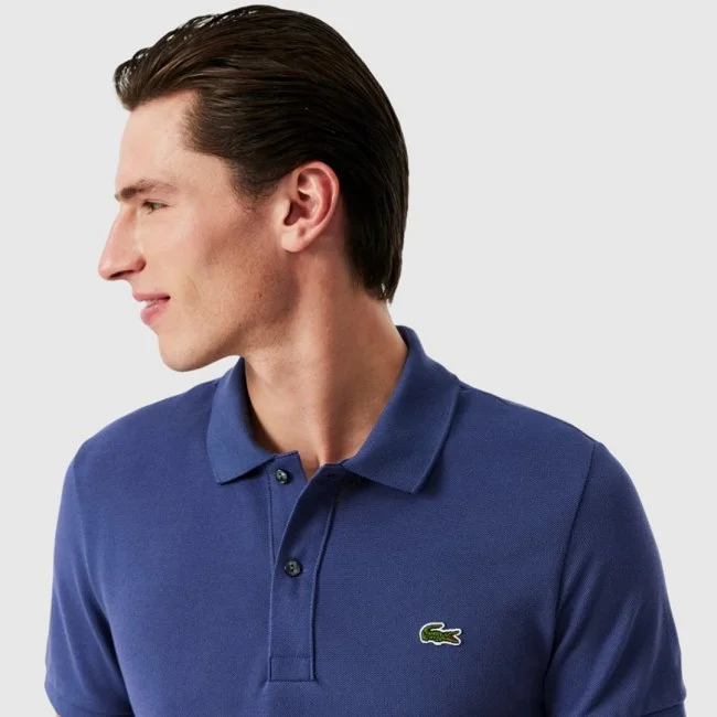 Polo Lacoste Azul Hombre