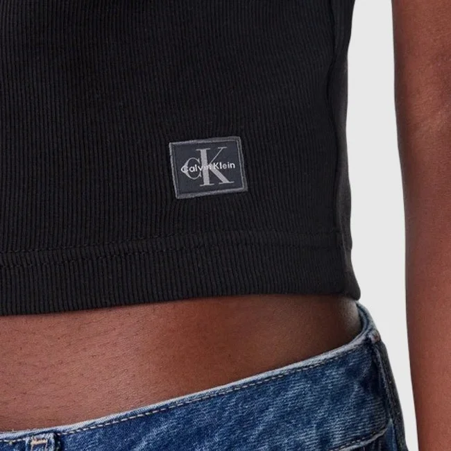 Camiseta Calvin Klein Negra Mujer Camiseta Calvin Klein Negra Mujer