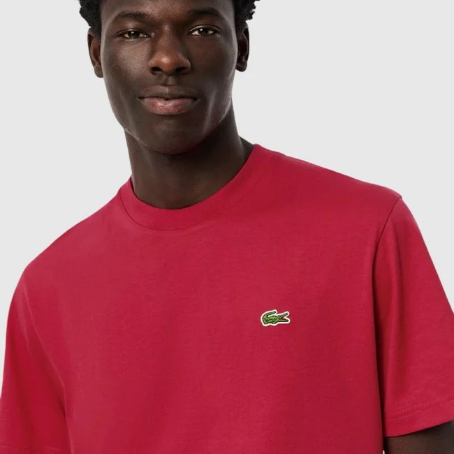 Camiseta Lacoste Fucsia Hombre Camiseta Lacoste Fucsia Hombre