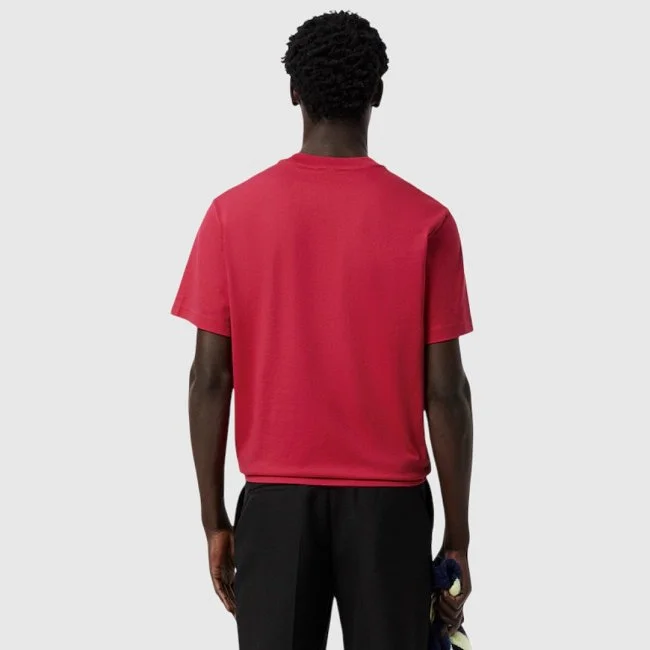Camiseta Lacoste Fucsia Hombre Camiseta Lacoste Fucsia Hombre