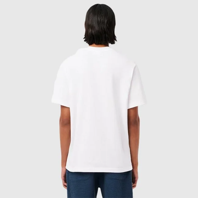 Camiseta Lacoste Blanca Hombre